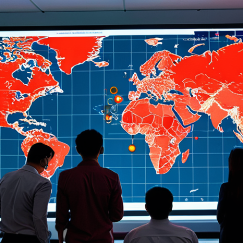 Home 7 **Image Prompt 1: Understanding Digital Assets and Vulnerabilities**
"A diverse group of Vietnamese business professionals, intently gathered around a large, transparent digital display showing a glowing, interconnected map of their company's digital assets. The map highlights key servers, databases, and network nodes as secure, vibrant points, but also visually pinpoints areas of vulnerability with subtle red glows or structural cracks. The scene conveys a sense of deep analysis and proactive identification of risks within a modern, well-lit corporate office. Data visualization, cybersecurity strategy, digital infrastructure, vulnerability assessment, Vietnamese professionals, collaborative, high detail, volumetric lighting, corporate environment."